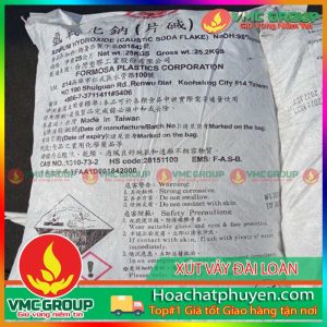 XÚT VẢY ĐÀI LOAN – NAOH 98% BAO 25KG