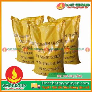 CHẤT TRỢ LẮNG PAC BAO 25KG TQ