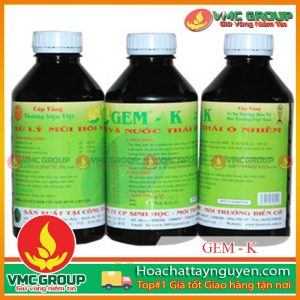 GEM K HÓA CHẤT XỬ LÝ MÙI HÔI CHAI 1 LÍT
