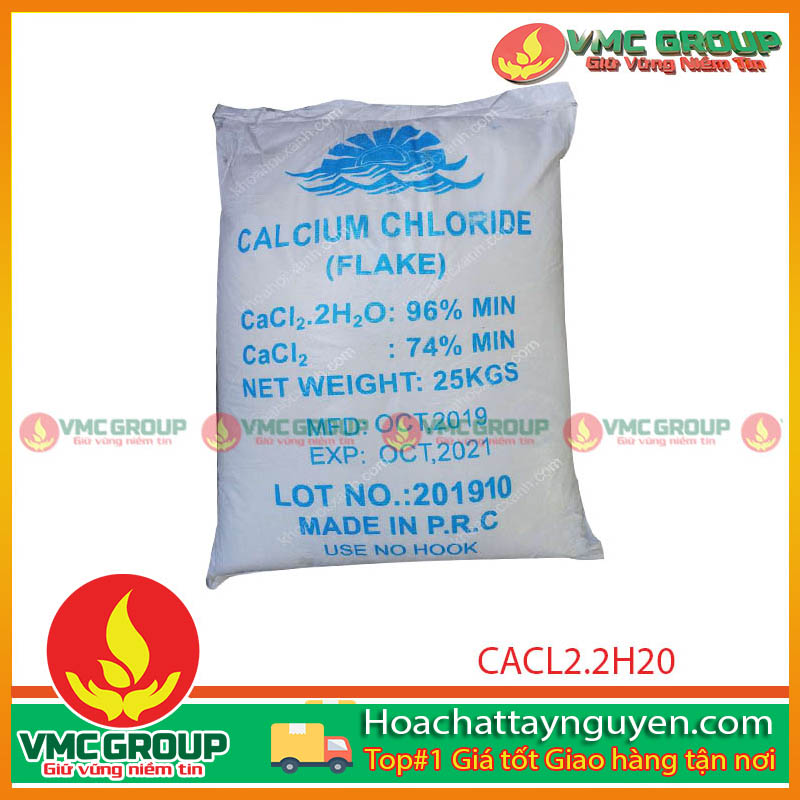 HÓA CHẤT THỦY SẢN CANXI CLORUA HÓA CHẤT THỦY SẢN CANXI CLORUA 25KG BAO