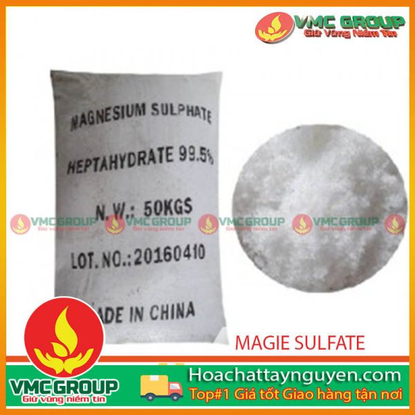 MAGIÊ SULFATE , MGSO4.7H20 99,5% BAO 25KG TQ