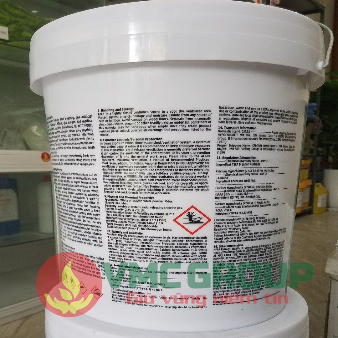 microchlor 70 thung 20kg