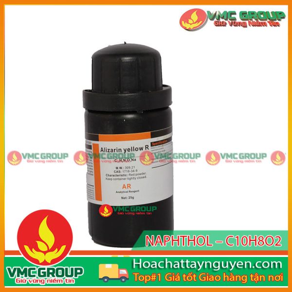 NAPHTHOL - C10H8O2 - (α – NAPHTHOL) LỌ 25G TQ