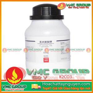 POTASSIUM CARBONATE ANHYDROUS - K2CO3 LỌ 500G TQ