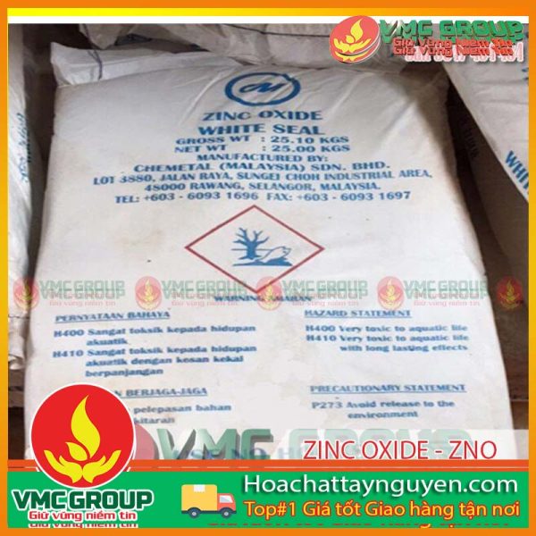 KẼM OXIT - ZINC OXIDE - ZNO BAO 25KG TQ