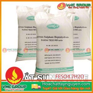 HÓA CHẤT THỦY SẢN SẮT SUNFAT BAO 25KG VN