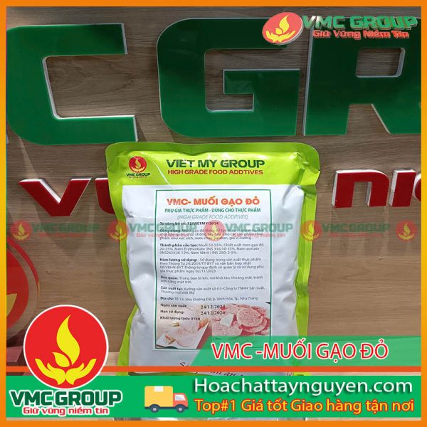 vmc muối gạo đỏ túi 1kg